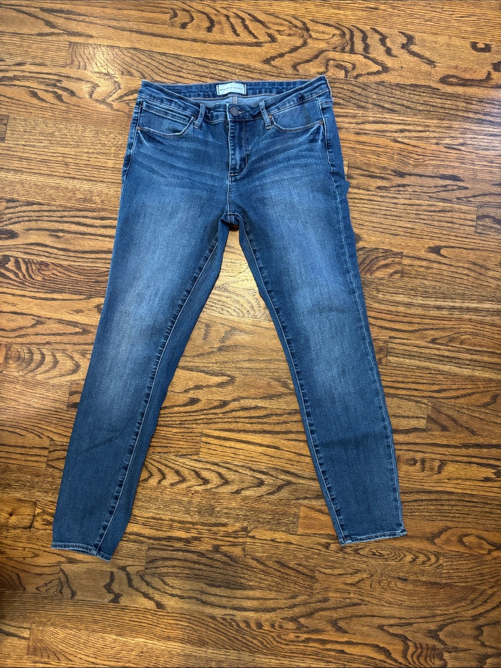Articles Of Society Women's Skinny Jeans - Medium Blue Wash